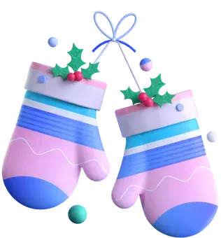 Christmas mittens